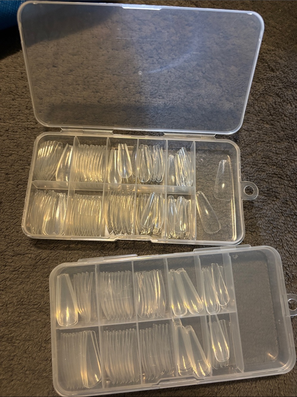 Clear Replacement Nail Tips Set - Transparent Artificial Nails